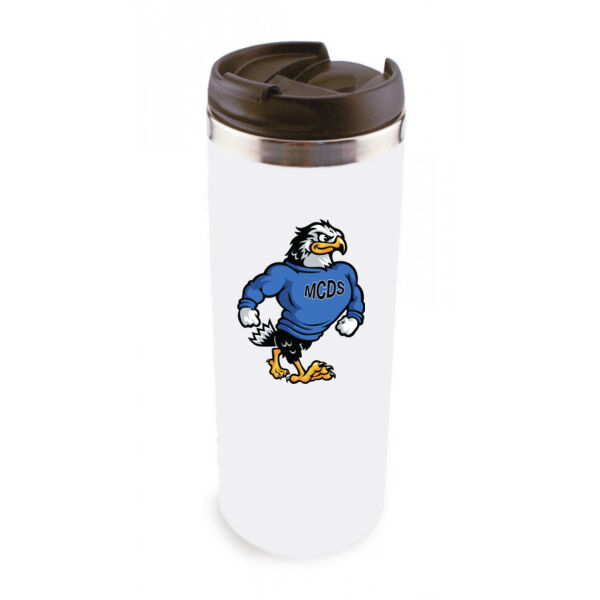 14 Oz Stainless Steel Tumbler - Sublimated Logo Thumbnail