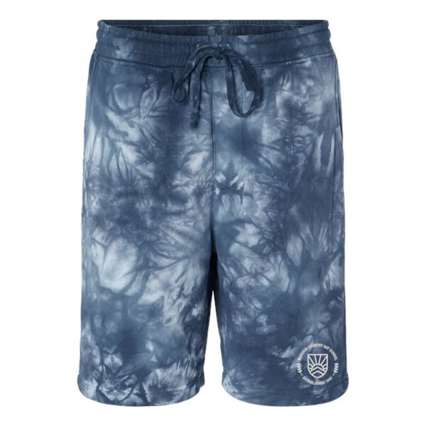 independent Trading Co. -Tie Dyed Fleece Shorts - Embroidered Logo Thumbnail