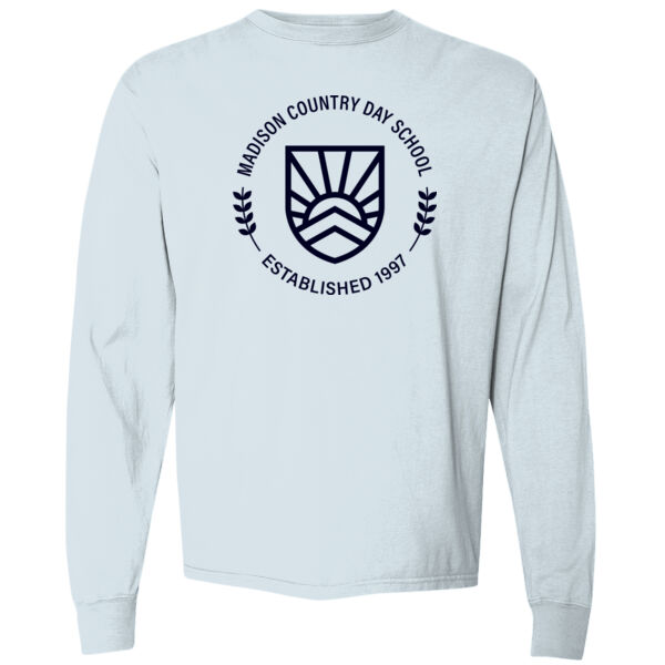 Garment-Dyed Long Sleeve T-shirt - Printed Logo Thumbnail