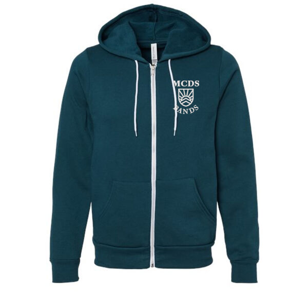 BELLA + CANVAS - Sponge Fleece Full-Zip Hoodie - Embroidered Logo Thumbnail